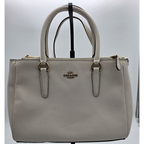 Coach Leather Purse Crossbody Vintage  In Cream Item#0109 - Picture 1 of 16